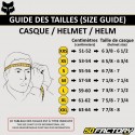 Casque cross Fox Racing V1 noir mat