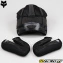 Capacete cross Fox Racing V1 Lux preto e branco