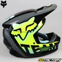 Helmet cross Fox Racing V1 Trice turquoise blue