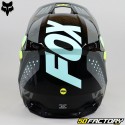 Casco cross Fox Racing V1 Trice turchese blu