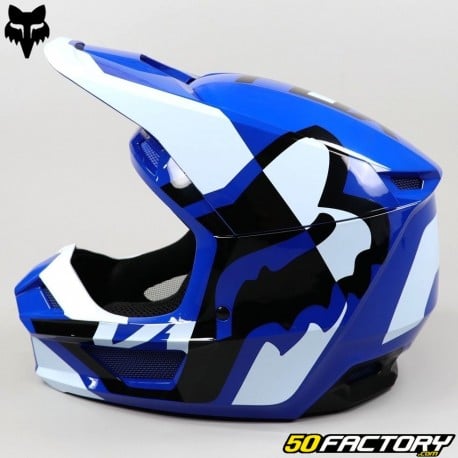 Casco cross Fox Racing V1 Lux blu