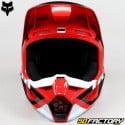 Casco cross Fox Racing V1 Lux rosso fluo