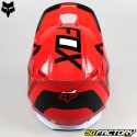 Crosshelm Fox Racing V1 Lux signalrot