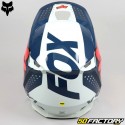 Capacete cross Fox Racing V1 Fluo laranja e cinza Trice