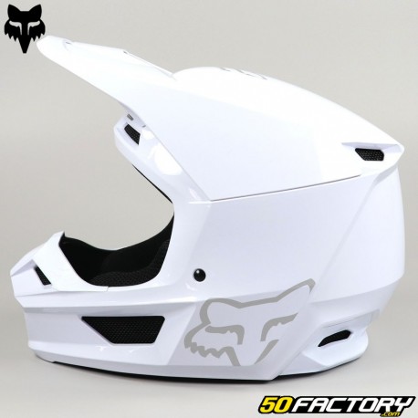 Casco cross Fox Racing V1 Plaic blanco