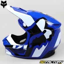 Crosshelm Kind Fox Racing V1 Lux blau
