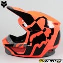 Crosshelm Fox Racing V1 Lux signalorange