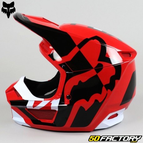 Helmet cross child Fox Racing V1 Lux fluo red