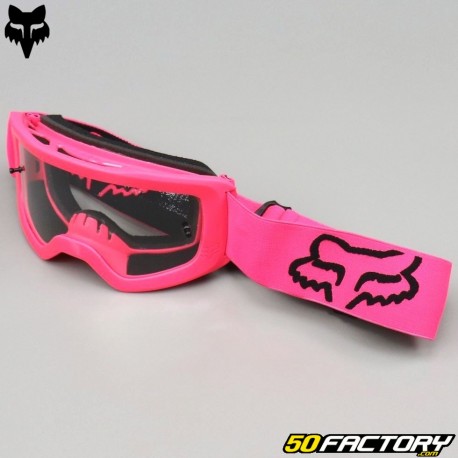 Masque Fox Racing Main Stray taille enfant rose écran clair