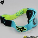 Masque Fox Racing Main Stray taille enfant turquoise écran clair