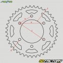 Coroa 45 Dentes aço 520  Gas Gas EC 250, Husaberg FC 550, KTM EXC 200... Sunstar