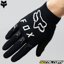 Gloves cross Fox Racing Dirtpaw black and white