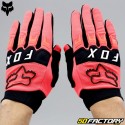 Gloves cross Fox Racing Dirtpaw fluorescent orange CE approved