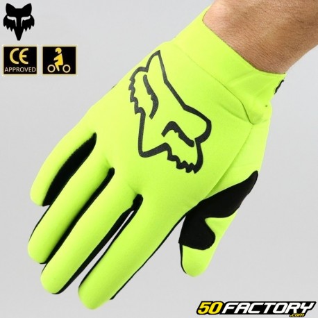 Handschuhe cross Fox Racing  Legion CE-geprüftes fluoreszierendes Gelb