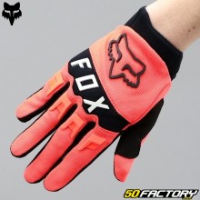 Handschuhe Kindergröße CrossFox Racing Dirtpaw signalorange