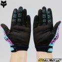 Guantes cross Fox Racing 180 Nuklr turquesas