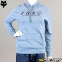 Moletom feminino Fox Racing pináculo azul