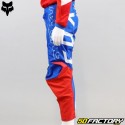 Pantaloni per bambini Fox Racing 180 Skew blu, bianco e rosso