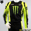 Langarm-Shirt Fox Racing 180 Monster schwarz und neongelb
