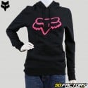 Women&#39;s hoodie Fox Racing Black and Pink Boundary