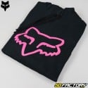 Sudadera con capucha para mujer Fox Racing Límite negro y rosa