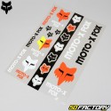 Stickers Fox Racing Heritage Track oranges and blacks 32x48cm (board)