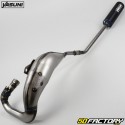 Escape Derbi Senda,  Gilera RCR,  SMT,  Aprilia RX, SX ... Yasuni Max Pro Cross silenciador negro y azul