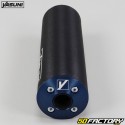 Escape Derbi Senda,  Gilera RCR,  SMT,  Aprilia RX, SX ... Yasuni Max Pro Cross silenciador negro y azul