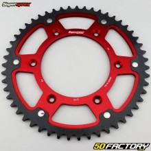 Couronne 51 dents Stealth 520 Honda CR 250, CRF 450... Supersprox rouge