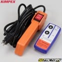 Cabrestante eléctrico portátil de 1134 Kg de tracción con 9 m de cable de acero Kimpex