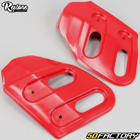 MBK 51 radiator scraps Magnum Racing MR1, Magnum... (plastic injection, identical origin) Restone red