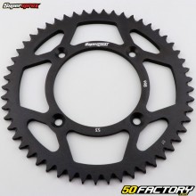 Rear sprocket 53 aluminum teeth 428 Suzuki MRI, Yamaha YZ 80 ... Supersprox black