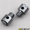 Ã˜10 mm mirror thread plugs (standard threads) gray