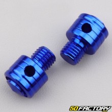 Tappi foro specchio - Filettatura Ø10 mm (filetti standard) blu