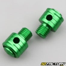 Plugs for mirror threads Ø10 mm (standard threads) green