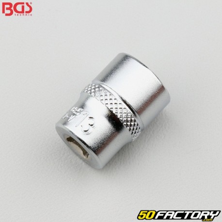 Soquete 13 mm 6 seções 1/4'' BGS