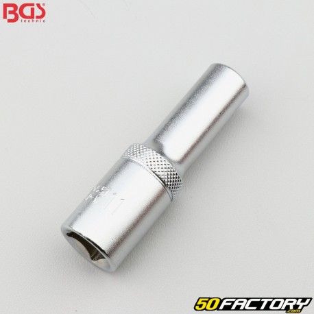 Chiave a bussola 11 mm 6 sezioni 1/2" BGS lunga