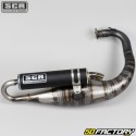 Minarelli vertical exhaust MBK Booster,  Yamaha Bw&#39;s ... 50 2T SCR Corse Hand Made black