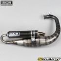 Minarelli vertical exhaust MBK Booster,  Yamaha Bw&#39;s ... 50 2T SCR Corse Hand Made 70 carbon