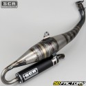 Exhaust Minarelli horizontal MBK Nitro,  Yamaha Aerox... 50 2T SCR Corse Hand Made black