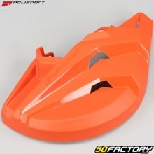 Partial front brake disc cover (without brackets) Polisport Orange