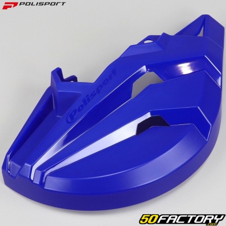 Cobertura parcial do disco de freio dianteiro (sem suportes) Polisport azul