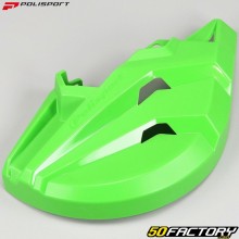 Partial front brake disc cover (without brackets) Polisport green