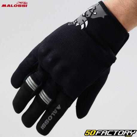 Guanti Malossi M-Gloves grigio moto omologato CE