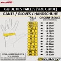 Gloves Malossi M-Gloves CE approved motorcycle yellow
