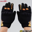 Luvas Malossi  M-Gloves aprovado pela CE motocicleta laranja