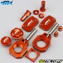 KTM SX, SX-F XNUMX, XNUMX...(XNUMX) Peças anodizadas para motocicletascross Marketing  laranjas (kit)