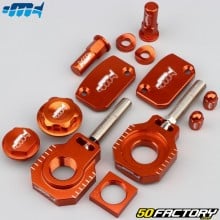 KTM EXC, EXC-F 250, 350... (2014 - 2019) Piezas Anodizadas Motocross Marketing naranjas (kit)