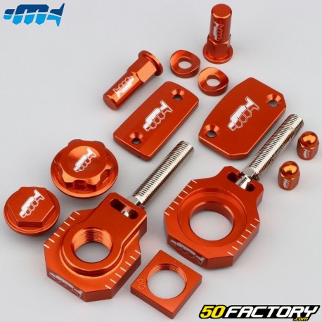 Eloxierte KTM-Teile SX 125, 150 (2009 - 2012), EXC 125 (2009 - 2016) Motorradcross Marketing Orangen (Kit)