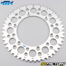 Rear sprocket 48 aluminum teeth 520 Yamaha WR, YZ 125, 250... Motorcyclecross Marketing (anti-mud) gray